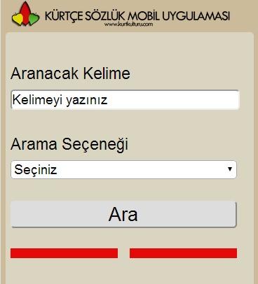 Kürtçe Sözlük