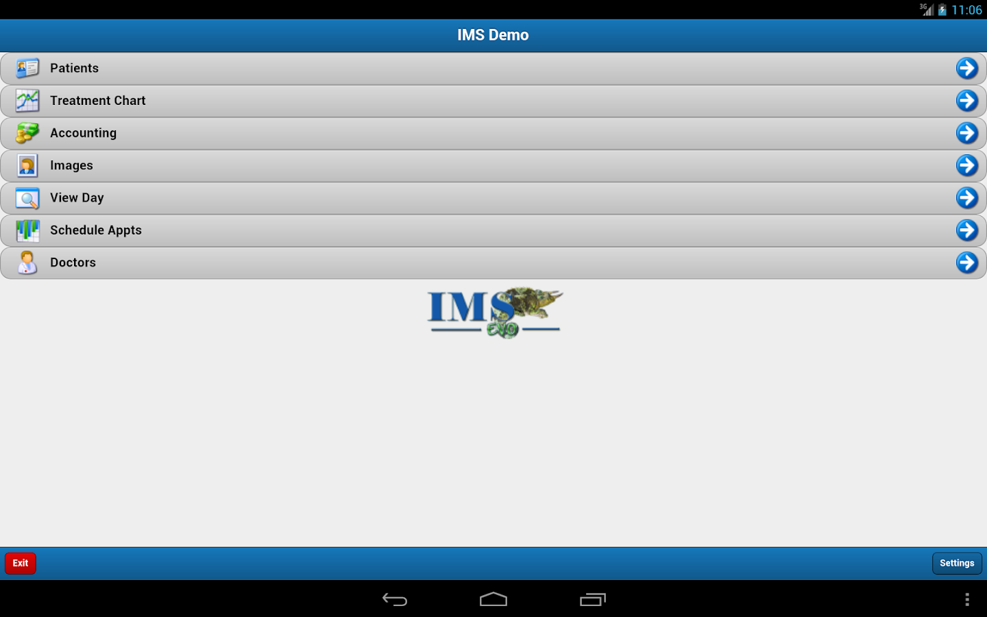   IMS Mobile: screenshot 
