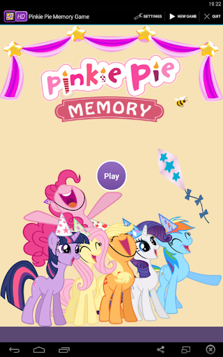 Pinkie Pie Memory Game