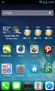 iOS 7 HD Apex / Nova Theme v1.0 APK