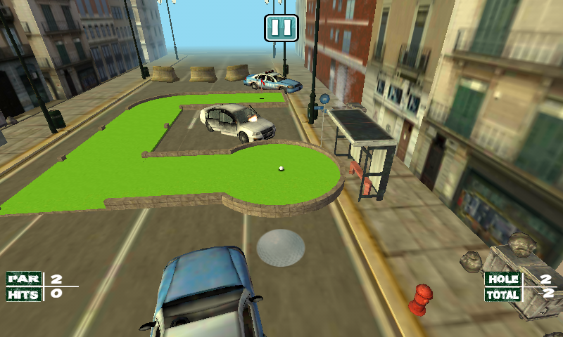 3d Urban Chaos City mini golf Screen 3
