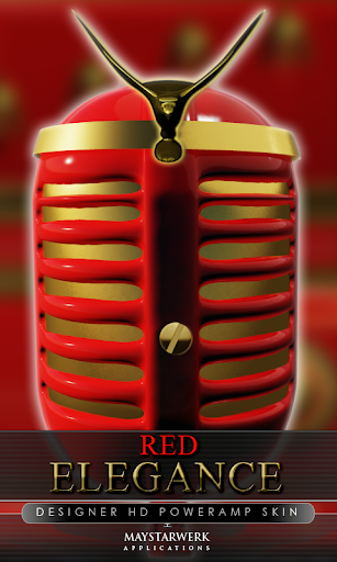 elegance poweramp skin red