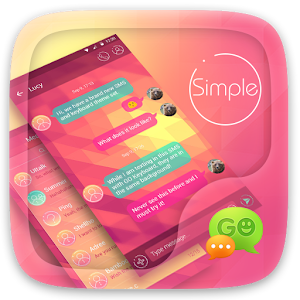 (FREE) GO SMS SIMPLE THEME 2.0.6
