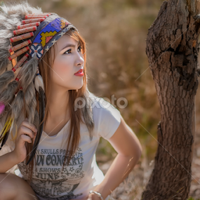 by Augustine Jumat - People Portraits of Women