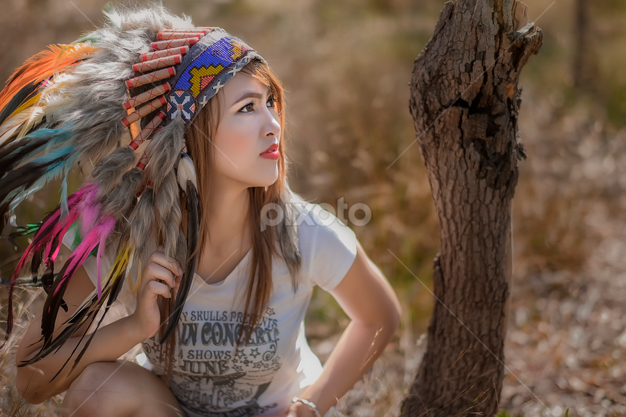 by Augustine Jumat - People Portraits of Women