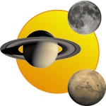 Cover Image of डाउनलोड सूर्य, चंद्रमा और ग्रह 1.4.19 APK