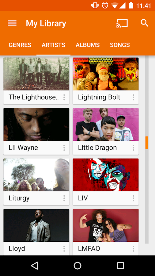 Google Play Müzik screenshot