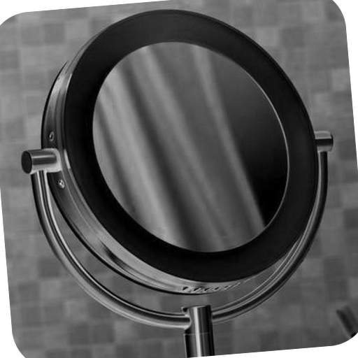 Black White Selfie Mirror