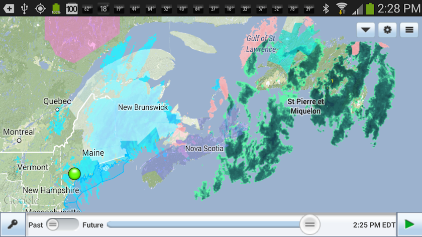 Intellicast Weather Screen 3