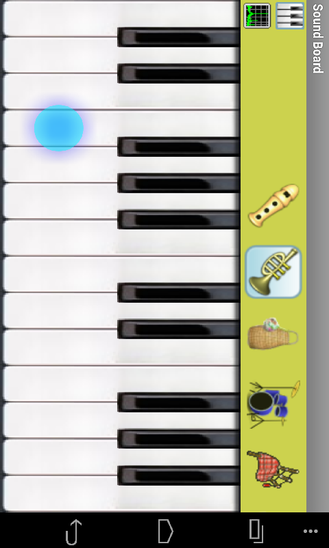 Sound Board Screen 1