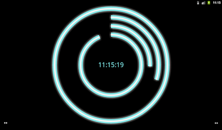 Neon Clock Live Pro Wallpaper poster 1