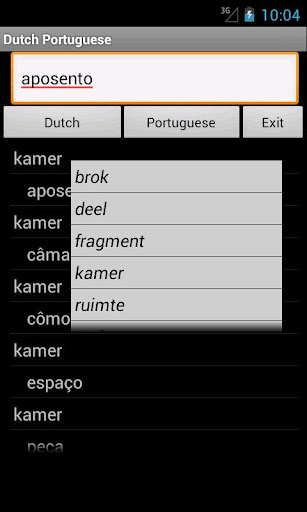 Dutch Portuguese Dictionary
