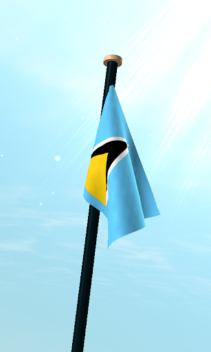 免費下載個人化APP|Saint Lucia Flag 3D Free app開箱文|APP開箱王