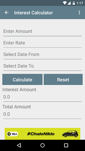 Interest Calculator