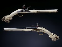 Pair of flintlock pistols