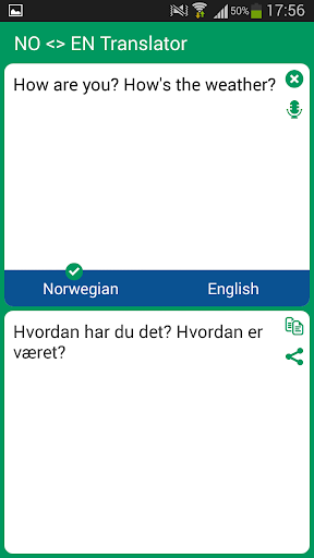 Norwegian - English Translator