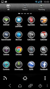 Free Download Chrome Rings Go Launcher Theme APK for PC