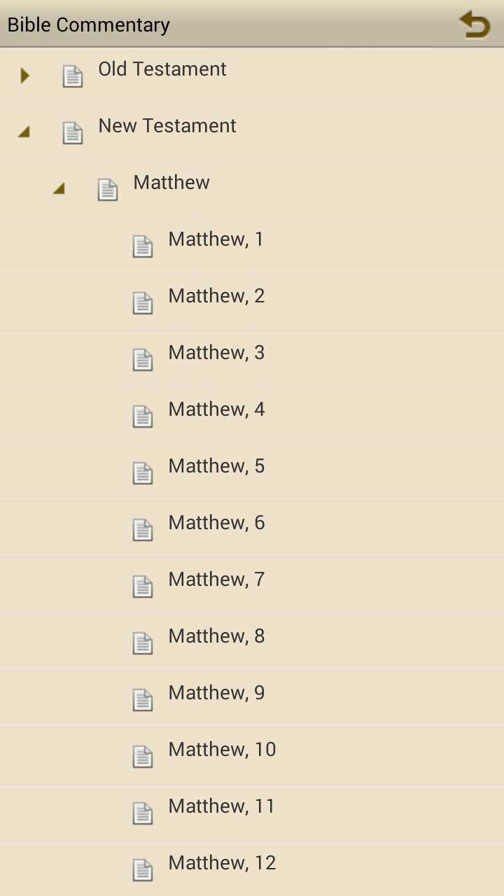 Bible Commentary Pro Screen 2