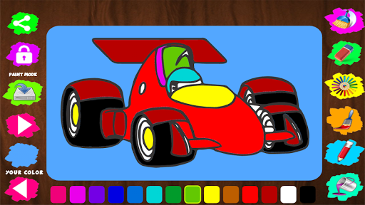 Baby Car Coloring Book