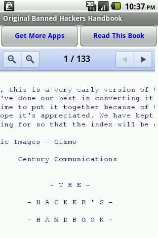【免費書籍App】OriginalBannedHackersHandbook-APP點子