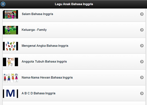 【免費娛樂App】Lagu Bahasa Inggris Untuk Anak-APP點子