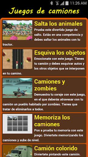 Juegos de camiones