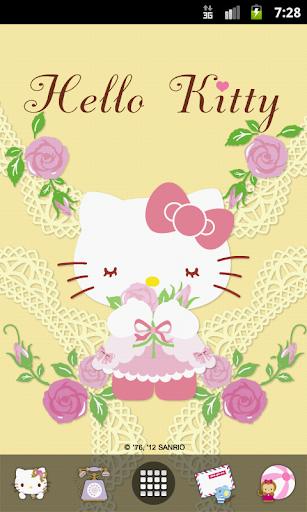 Hello Kitty Love Pink Roses