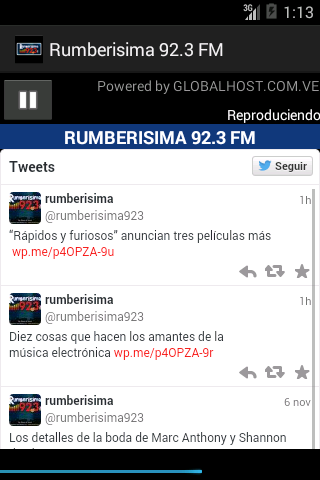 Rumberisima 92.3 FM