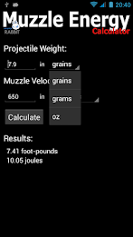 Muzzle Energy Calculator poster 2