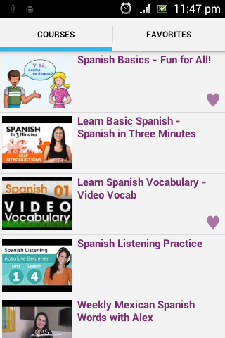 Spanish Conversation Courses