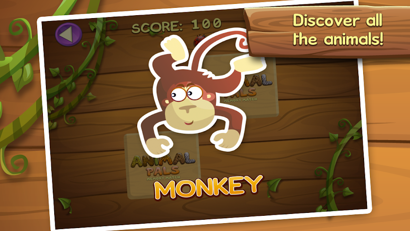 Animal Pals Matching Game Screen 3