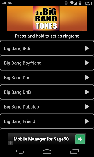 Big Bang Theory Ringtones