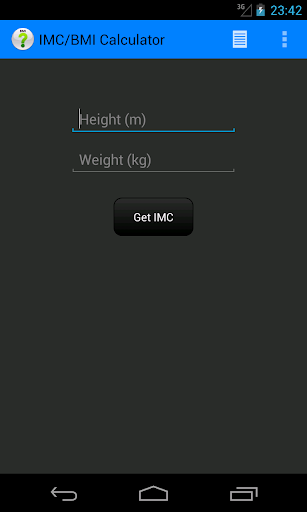 IMC BMI Calculator