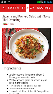 Free Extra Spicy Recipes APK for Android