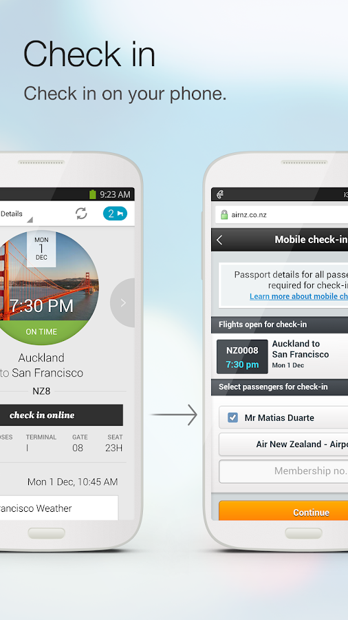 Air NZ mobile app Android Apps on Google Play