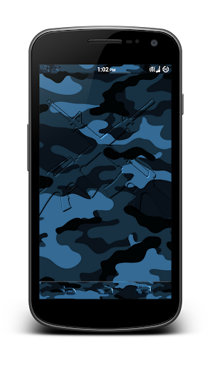 Blue Camo CM10 AOKP Theme