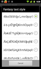 GOKeyboard Fantasy Text Plugin