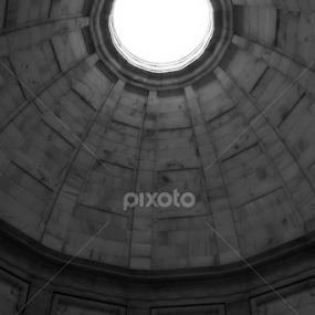 The Dome by April Gorniak - Black & White Buildings & Architecture