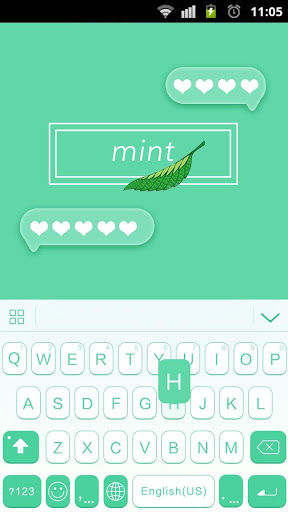 Mint Theme for Emoji Keyboard