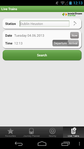 Iarnrod Eireann Irish Rail App