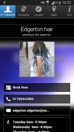 Edgerton hair