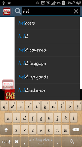 【免費教育App】Eng - VN Quick dictionary-APP點子