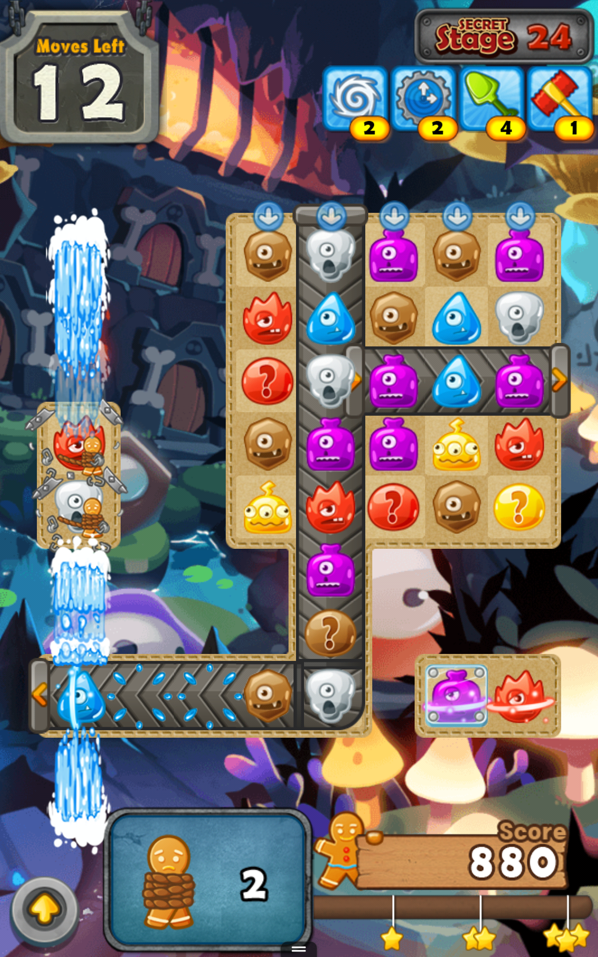 Android application MonsterBusters: Match 3 Puzzle screenshort