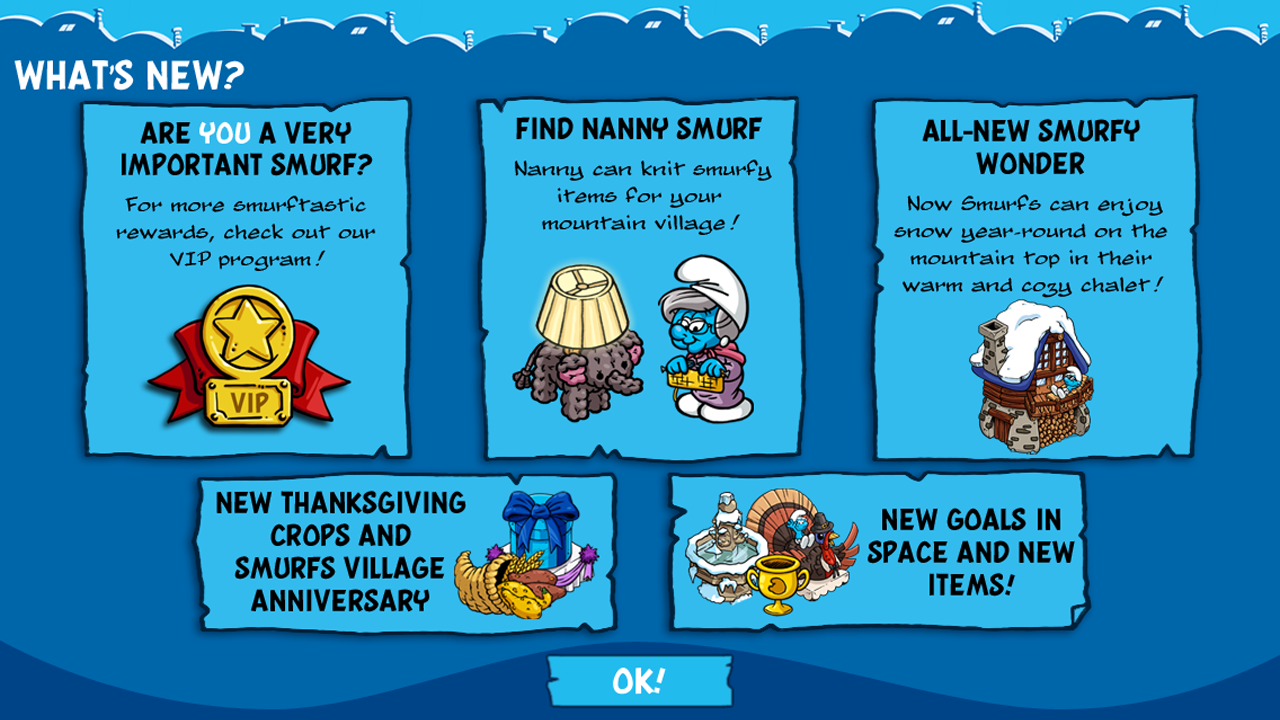Smurfs 'Village - imagem de tela