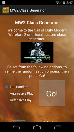 MW2 Class Generator