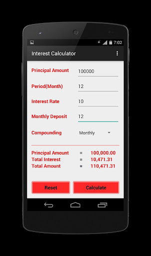 Interest Calculator