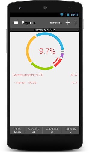 MoneyKeeper. Expense manager