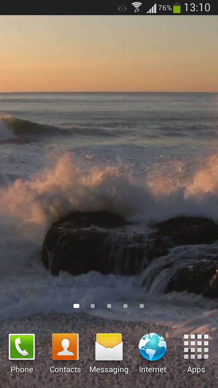 Sunset Ocean Live Wallpaper 2 Screen 1