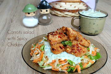 Spicy chicken salad