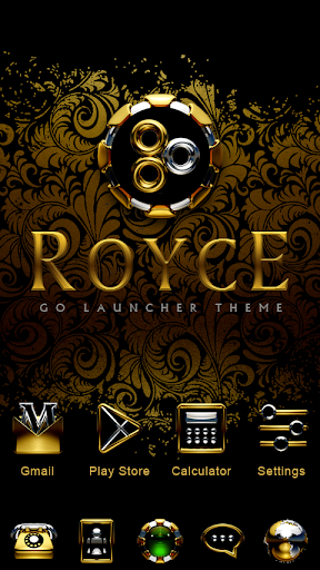 Go Launcher Theme ROYCE